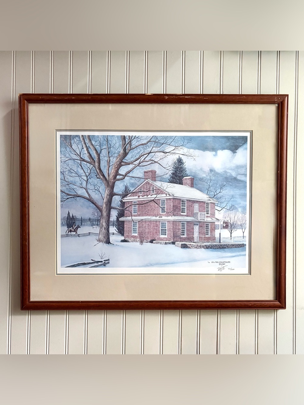 VTG Nicholas P. Santoleri Limited Edition Signed & Numbered Print Road to Goshen